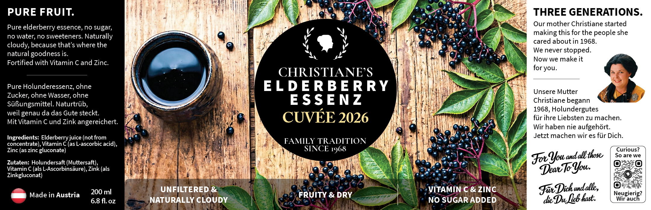 Cuvée 2026 Elderberry Essenz