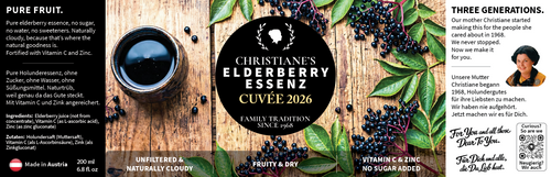 Cuvée 2026 Elderberry Essenz