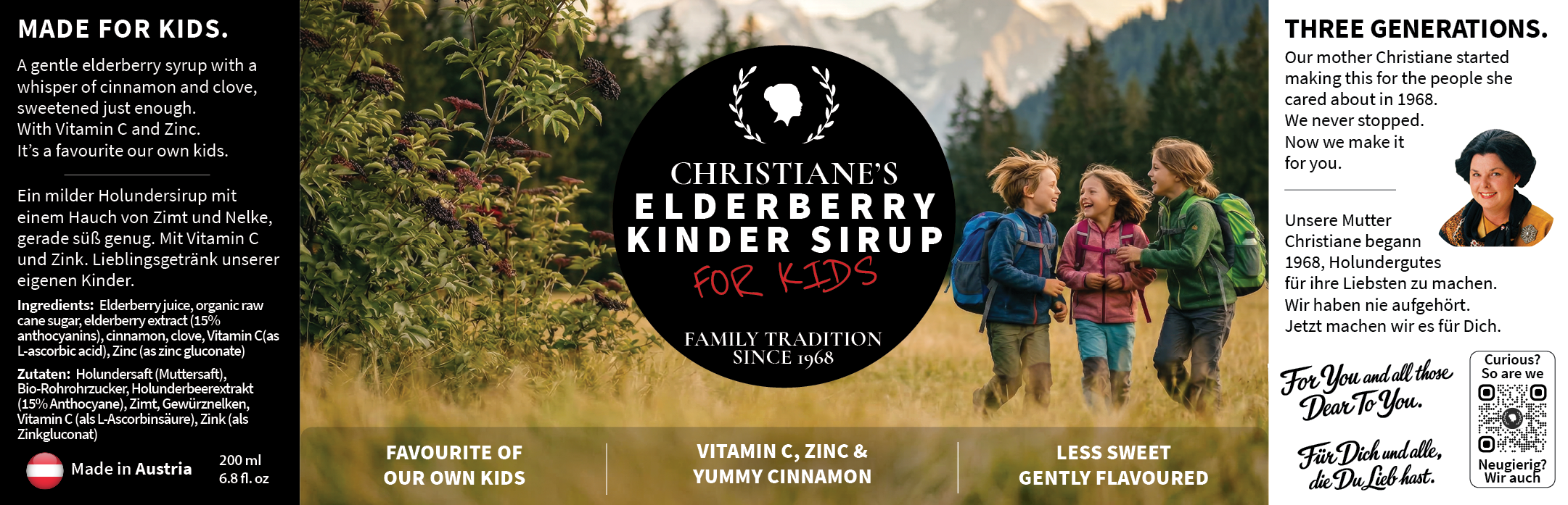 Elderberry Kinder Sirup